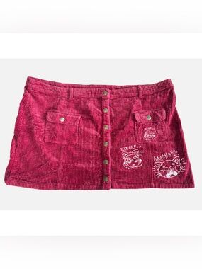 Disney Turning Red‎ Corduroy Skirt